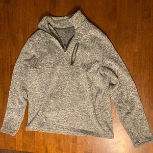 Unisex. Royal Classic Half Zip Sweater. Large